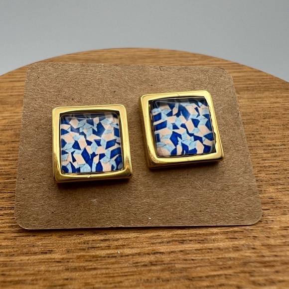 Boho Chic Classic Round & Square Stud Earrings - Elegant Chic Stud Earrings - Picture 12 of 14